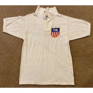 White Kansas City Corvette Association Polo Size Medium